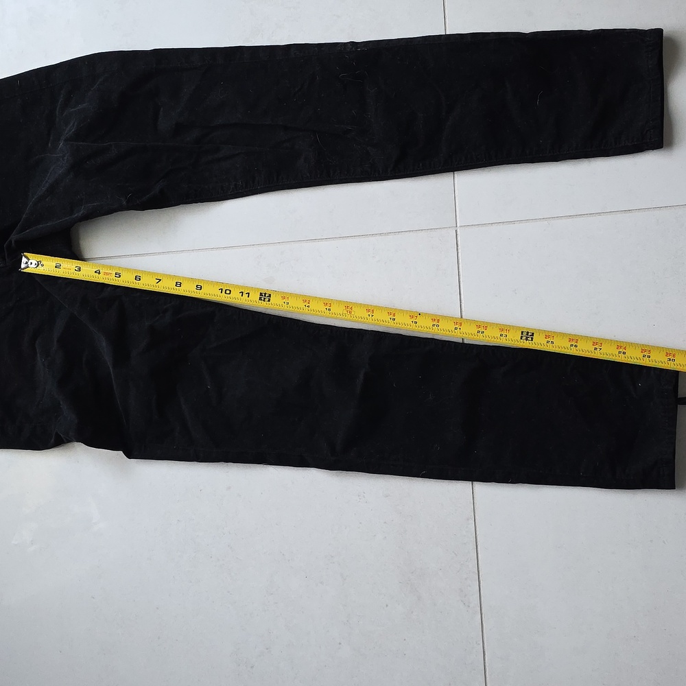 AG Adriano Goldschmied the Jegging Super Skinny Fit corduroy Black 29r Low Rise - Picture 9 of 12